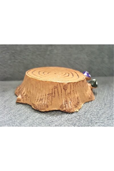morlalem m Terrarium Için 5,7cm Mantarlı Ağaç Kütüğü Silikon Kalıp K-376, Kok...