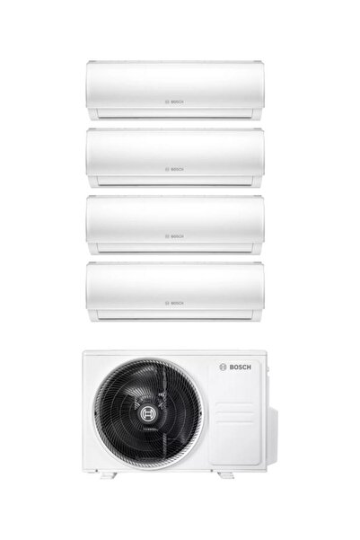 Bosch A++ 42000 Btu 1 Dış + 4 İç Ünite (3x12000 + 18000 Btu) Multi Inverter K...