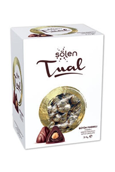 Şölen Tual Bütün Fındıklı Sütlü Çikolata 3 Kg