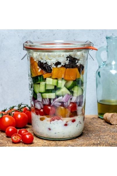 Weck 850 Ml Glass Storage Jar 5 Pieces