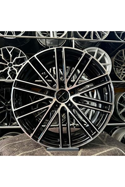 kormetal 21 inç 5x130 PORSCHE CAYENNE TAYCAN UYUMLU Siyah Elmas Kesim Jant
