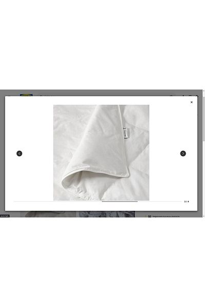 IKEA Fjallbracka Double Quilt, White, 240x220 Cm, Keep Warm