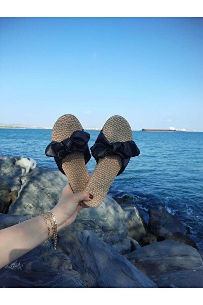 Moda fiesta Ženske slamnate papuče Bow Papuče Mekan đon pakovanje za svakodne...