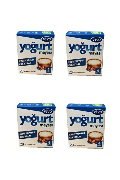vivo Yoğurt Mayası 4 Lü (Helal Sertifikalı)