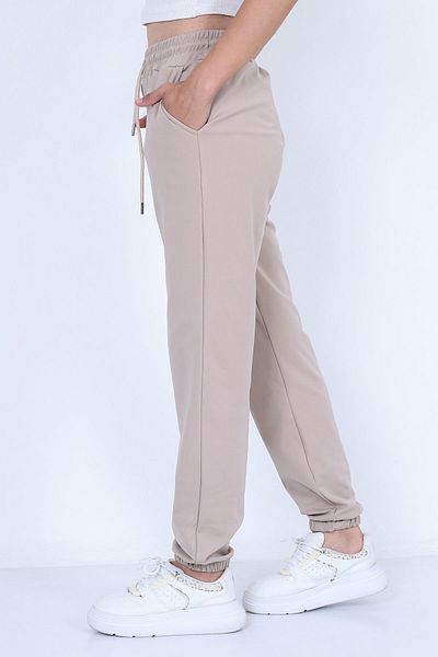Sea Queen High Waist Elastic Fleece Winter Fabric Sweatpants