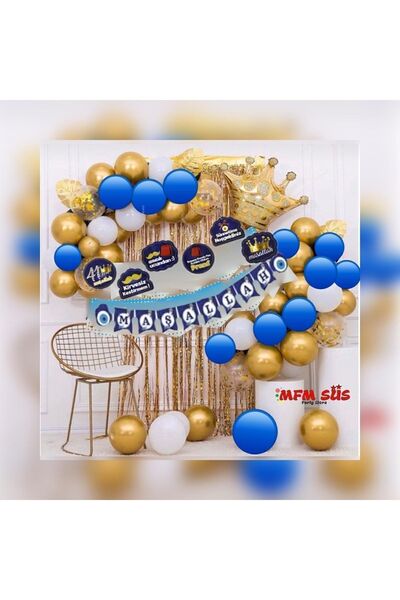 MFM Parti Sünnet Süsleme Zincir Balon Seti