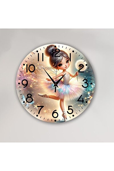 Bilge Lazer Ceas de perete pentru camera copiilor Wise Design 30 x 30 CM