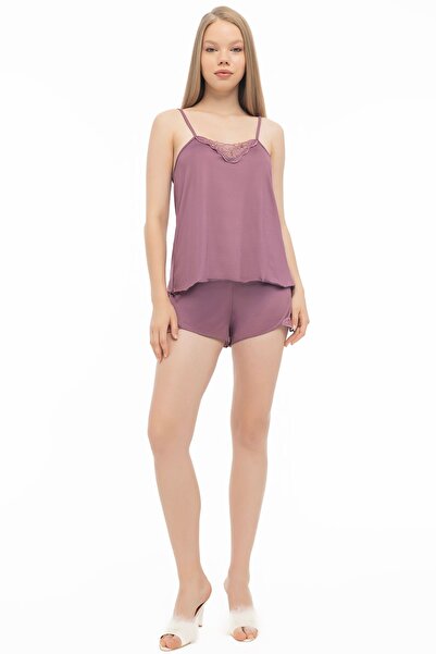 GIONA Micro Combed Cotton Pajama Set with Shorts