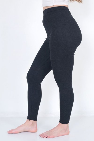 KonForYou 3-Piece Unisex Cotton Winter Thermal Leggings 3 Pieces Anthracite Underwear