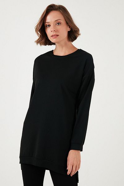 Lela Βαμβακερό τουνίκ Crew Neck Oversize - Modest 5864896