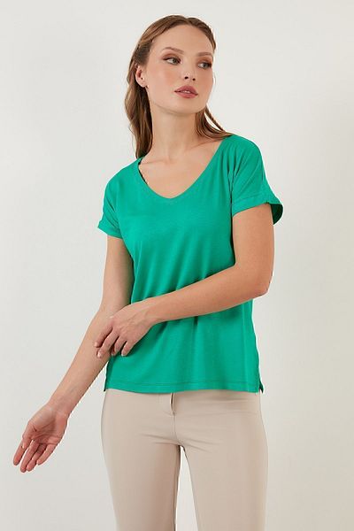 Lela V-Neck Relaxed Cut Blouse Blouse 5862000
