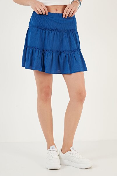 Lela Fustă scurtă mini cu talie elastică Fustă SCURT5865038