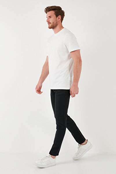 Buratti Men's High Waist Slim Fit Jeans - JEANS PANT6440305