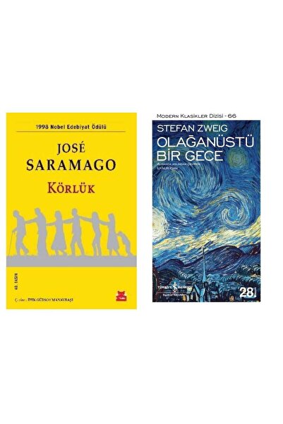 Kırmızı Kedi Yayınları Körlük - Jose Saramago - Olağanüstün Bir Gece - Stefan...