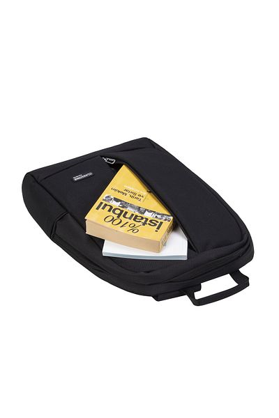 Classone St-zs200 15.6 بوصة Wtx Pro كمبيوتر محمول من القماش المقاوم للماء، حقيبة ظهر للكمبيوتر المحمول - أسود