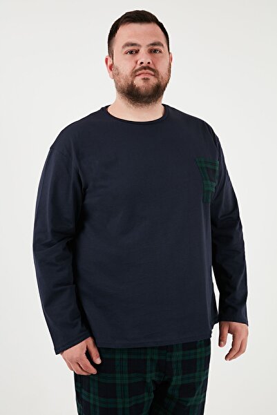 Buratti Cotton Regular Fit Plus Size Pajama Set Men's Pajama Set6572001B