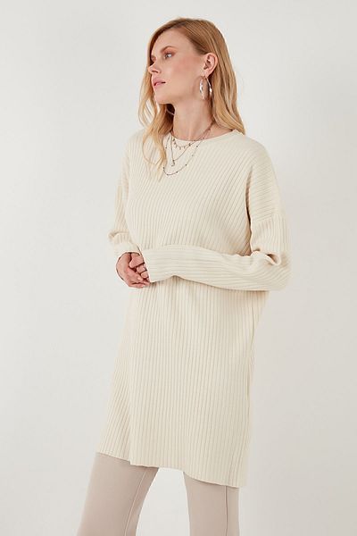 Lela Pulover de tricotaj cu gât crew - Modest 4616152