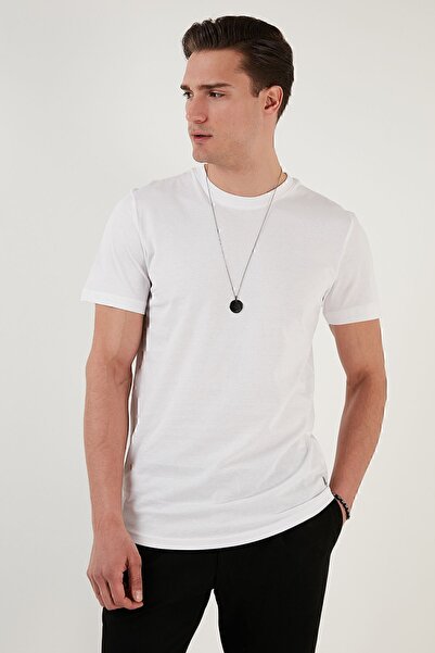 Buratti Ανδρικό μπλουζάκι 100% βαμβακερό με κανονική εφαρμογή με λαιμόκοψη 5902511