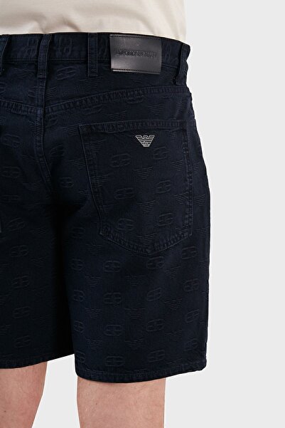 Emporio Armani Pamuklu Cepli Bermuda Erkek Bermuda 3l1ps1 1djsz 0941