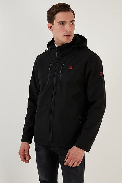 Buratti Водо и ветроустойчиво палто с качулка Soft Shell Мъжко палто 5855045