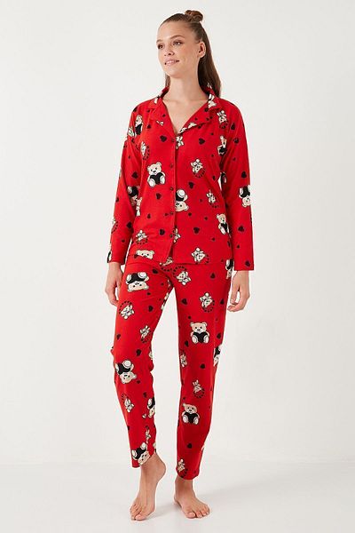 Lela Patterned Standard Fit Pajama Set - Pyjama Set 60956602