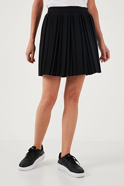 Lela Standart  Fit Pileli Mini Etek  ETEK 611ET0105