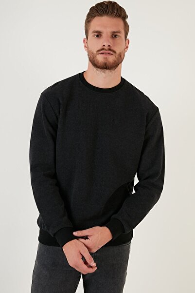 Buratti Slim Fit Crew Neck Cotton Sweater Men's Sweater 456201