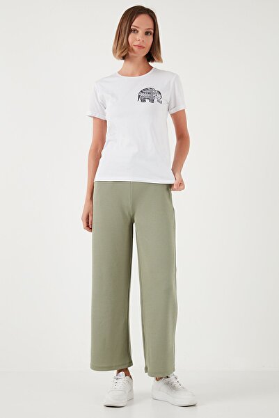 Lela High Waist Wide Leg Regular Fit Trousers - Pants 5865882