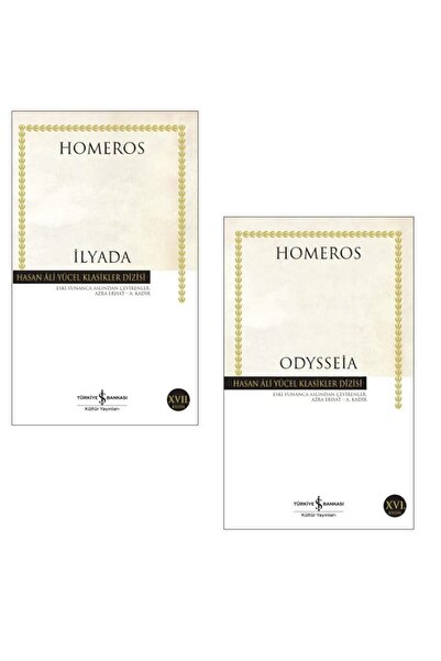 TÜRKİYE İŞ BANKASI KÜLTÜR YAYINLARI Homeros - 2'li Dev Eser Ilyada Ve Odysseia (hasan Ali Yücel Klasikleri)