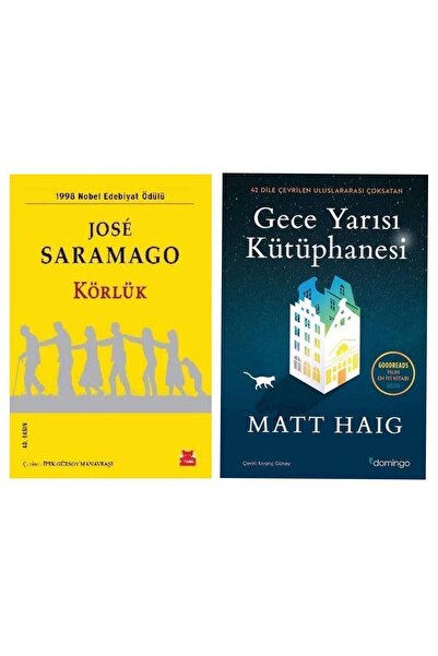 Kırmızı Kedi Yayınları Körlük - Jose Saramago - Gece Yarısı Kütüphanesi - Mat...