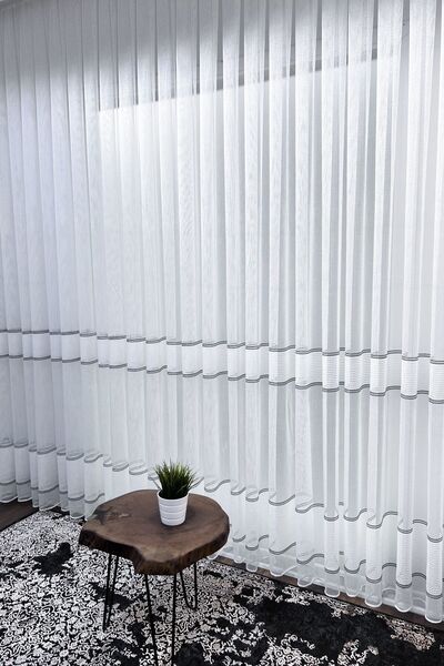 Brillant Perdele din tul țesute groase fundal vintage 390 x 280 strâmt plisat țesătură neagră mat drapat