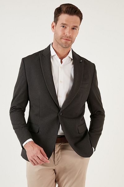 Buratti Ανδρικό μπουφάν 6 Drop Double Slit Slim Fit Blazer Jacket 659004