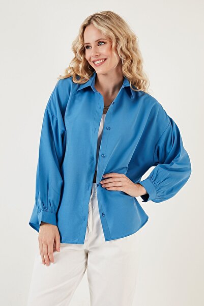 Lela Бавовняна сорочка з попліну з вільним кроєм СОРОЧКА 6234788