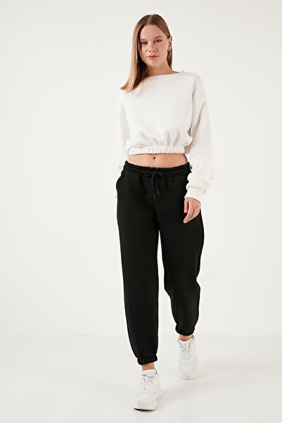 Lela Βαμβακερό παντελόνι Jogger με κανονική εφαρμογή - 5864276 κ