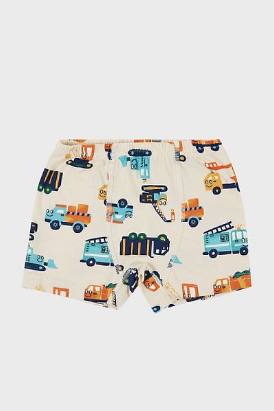 Lela Boy's Patterned Stretch Cotton Boxers - Pack of 56651007CAR