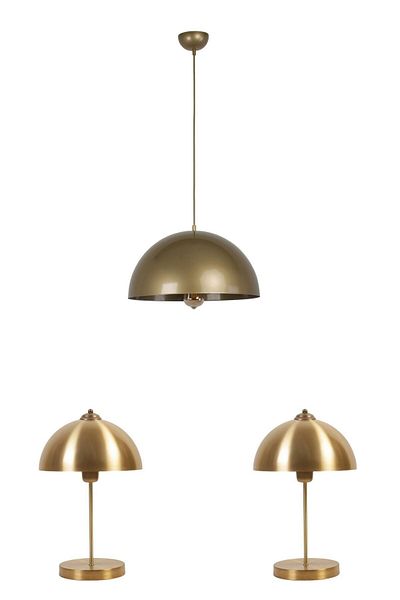 Lumexx Retro Large Antique - Avizé Lampshade Set of 3