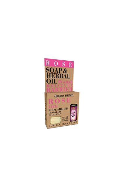 Hürrem Sultan Rose Soap and Oil Set