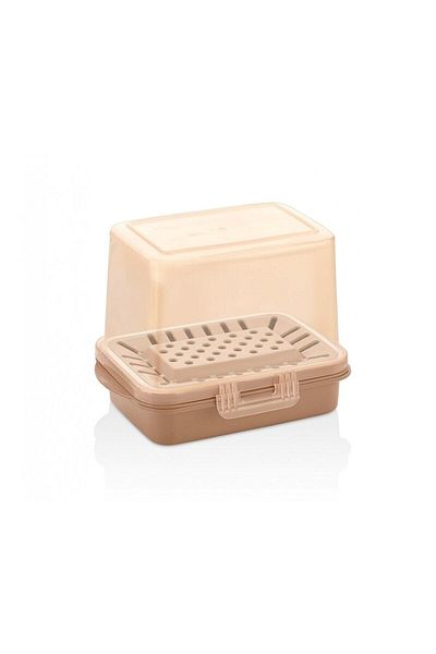 VİP AHMET Vp-074 Ecem Cheese Container Cheese Storage Container Copper