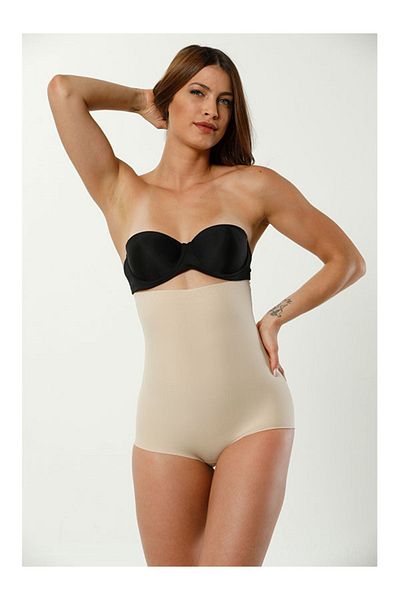 Cooqpoo Corset fără sudură pentru femei cu talie înaltă tăiat cu laser - S, M, L, XL, 2XL