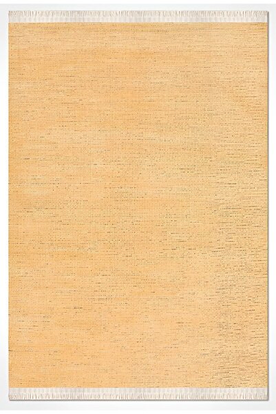 Halımax Crea Halı Azade 8202s Sarı Şönil Dokuma Kaymaz Tabanlı Kilim