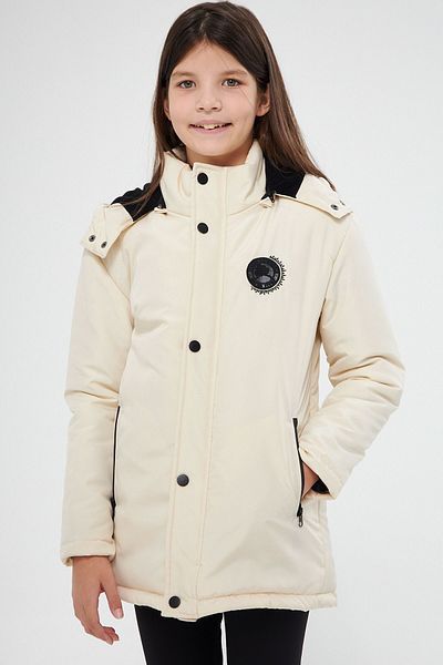 RİVERCLUP Girl's Stone Fiber Removable Hooded Water and Windproof Winter Coat & Parka