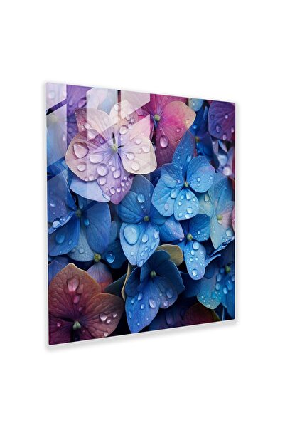 PaintedAnarchy Live Hydrengea Glass Print - Hydrengea, Home Decor, Glass Prin...