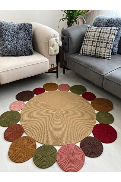 Halımax Milda Jüt Hasırlı Örgü Kilim 52 Halı