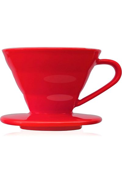 MIBRU Coffee ceramic dripper dual color v01 red