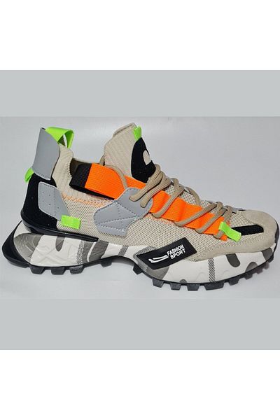 Scootland Pantofi sport pentru bărbați - Tricoturi elastice cu șireturi, Fashion Sport 19279