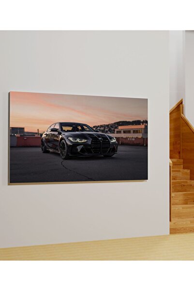AR AJANS KANVAS TABLO Αθλητικό Αυτοκίνητο BMW Gallery Διακοσμητικός Πίνακας Κ...