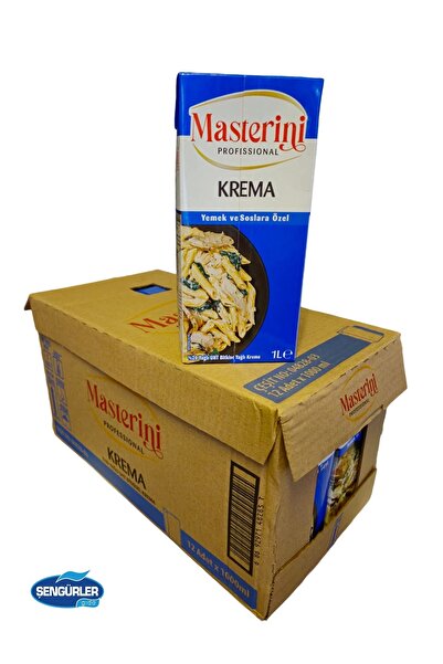 MASTERİNİ KREMA YEMEK VE SOSLARA ÖZEL 1 LT x 12 ADET