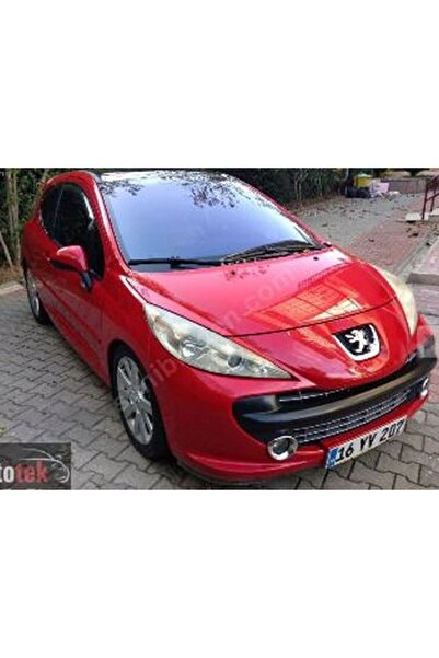 Genel Markalar 2006-2009 Peugeot 207 Ön Tampon Panjuru Üst Siyah (Izgara) (Ou...