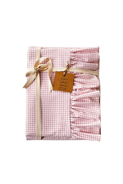 MundoLindo Pink Single Country Sheet Set - Ruffled