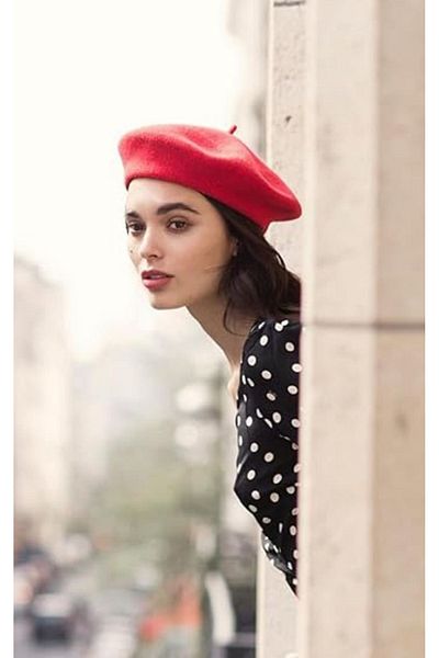 VOOP Red French Painter Felt Beret